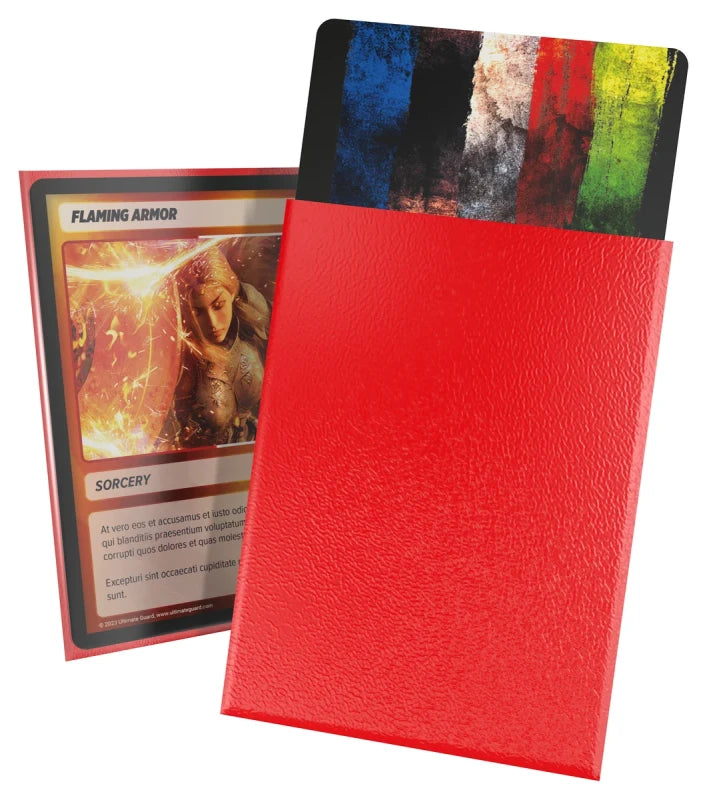 Ultimate Guard: Cortex Sleeve: Standard Size Matte Red