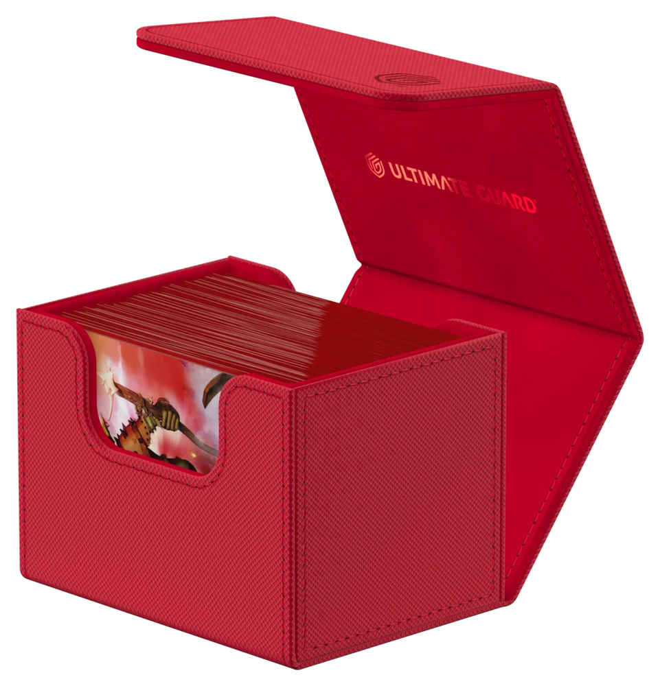 Ultimate Guard: Deck Case 100+ Sidewinder Monocolor Red