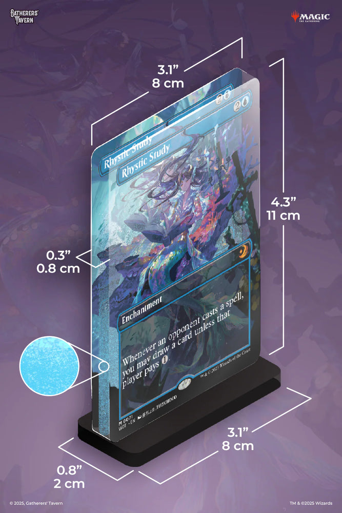 Rhystic Study Slab Standee