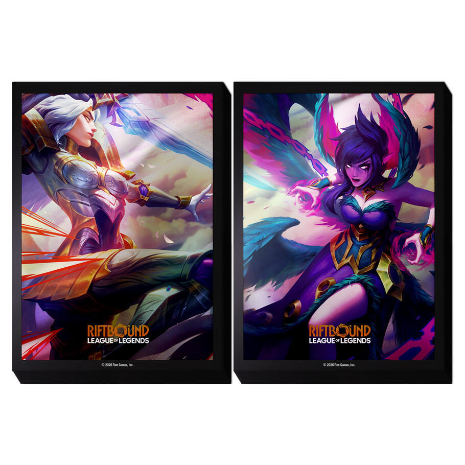 Riftbound: League of Legends Sleeves - Kayle vs Morgana - Riftbound: League of Legends Card Sleeves