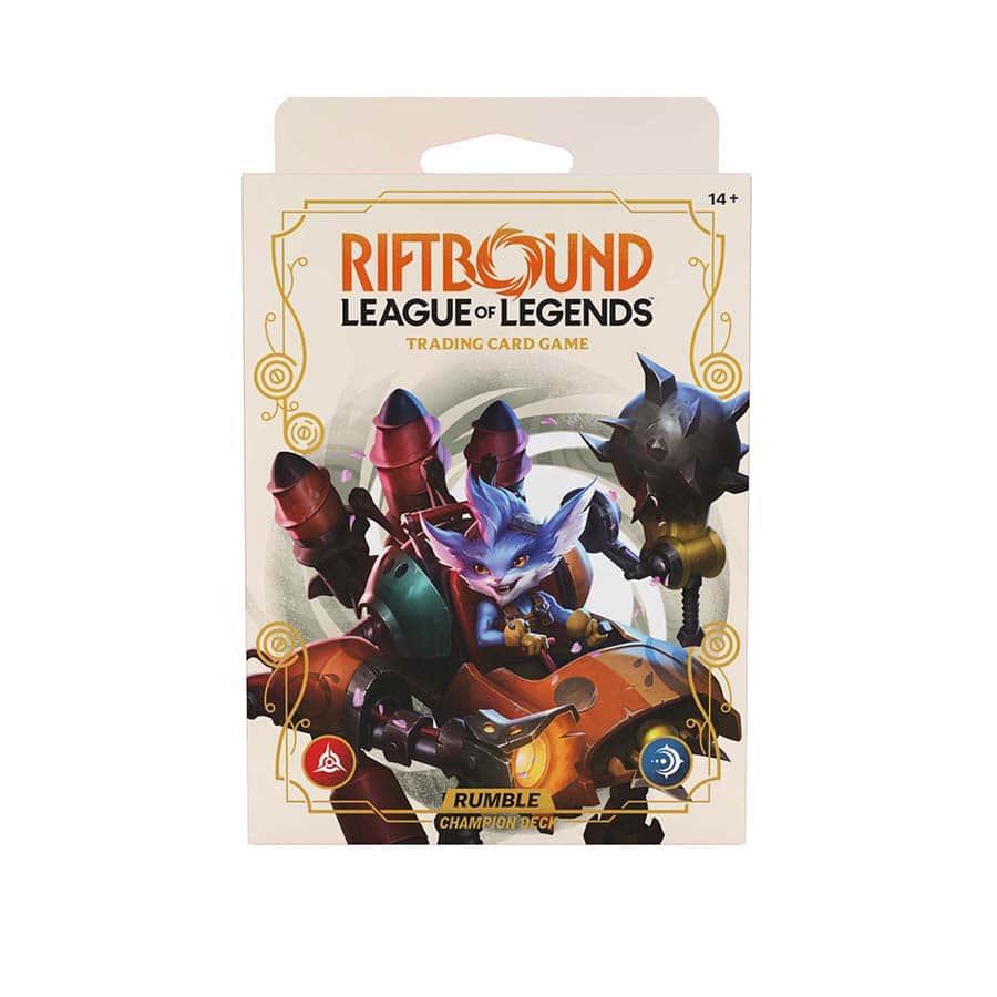Riftbound TCG: League of Legend: Set 2: Spiritforged Champion Deck: Rumble