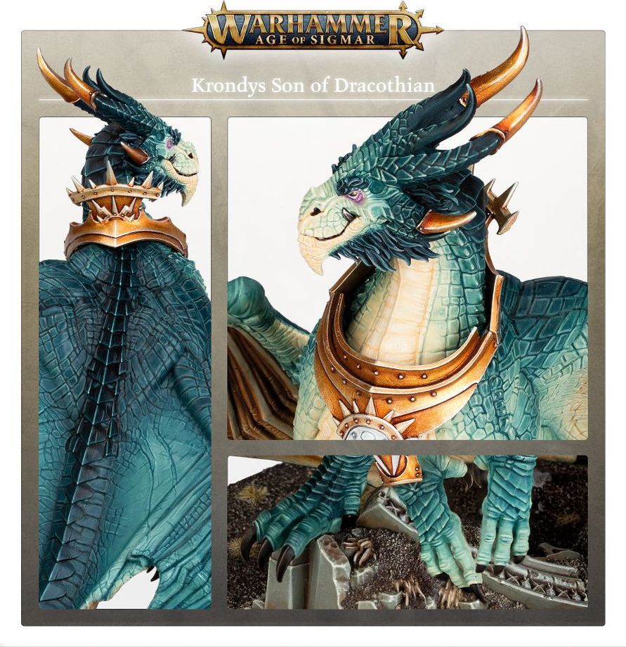 Stormcast Eternals: Krondys, Son of Dracothion/Karazai the Scarred