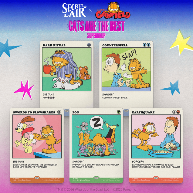 Secret Lair Drop: Secret Lair X Garfield: As Intended - Non-Foil Edition - Secret Lair Drop Series (SLD)