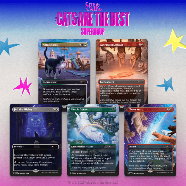 Secret Lair Drop: Cats of Chaos - Non-Foil Edition - Secret Lair Drop Series (SLD)
