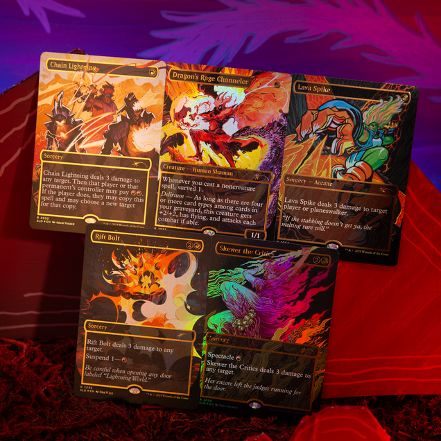Secret Lair Drop: EVERYTHING IS ON FIRE - Raised Foil Edition - Secret Lair Drop Series (SLD)