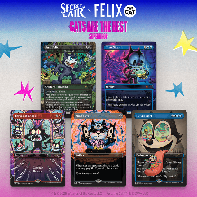 Secret Lair X Felix the Cat: The Magic Bag of Tricks - Non-Foil Edition - Secret Lair Drop Series (SLD)