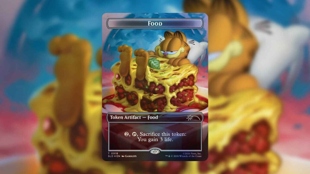 Secret Lair Drop: Secret Lair X Garfield: Lasagna Food Token - Traditional Foil Edition - Secret Lair Drop Series (SLD)