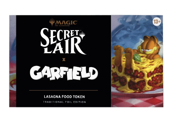 Secret Lair Drop: Secret Lair X Garfield: Lasagna Food Token - Traditional Foil Edition - Secret Lair Drop Series (SLD)