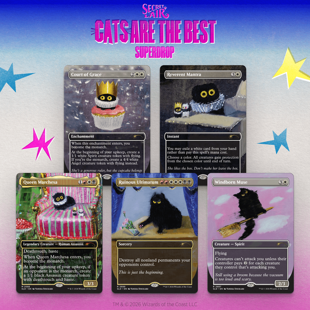 Secret Lair Drop: Purr Majesty - Non-Foil Edition - Secret Lair Drop Series (SLD)