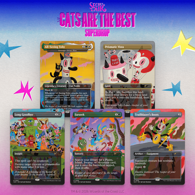 Secret Lair Drop: Toby's Journey By Gary Baseman - Non-Foil Edition - Secret Lair Drop Series (SLD)