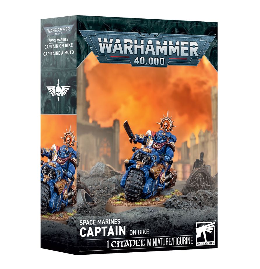 Space Marines: Captain (On a Bike)