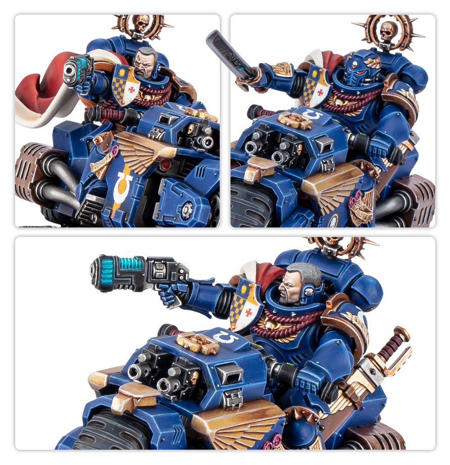 Space Marines: Captain (On a Bike)