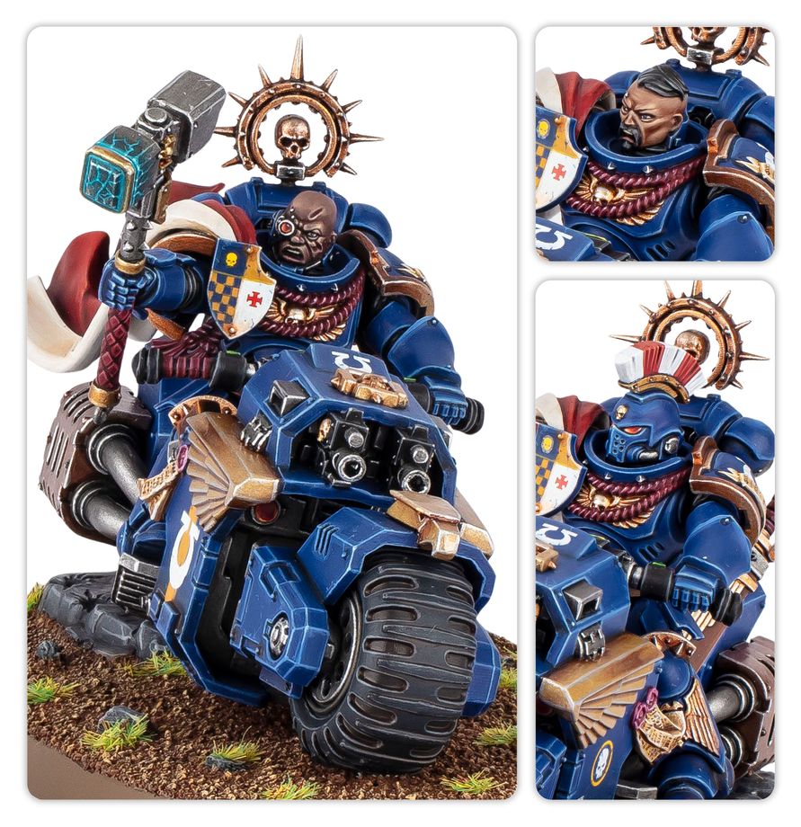 Space Marines: Captain (On a Bike)