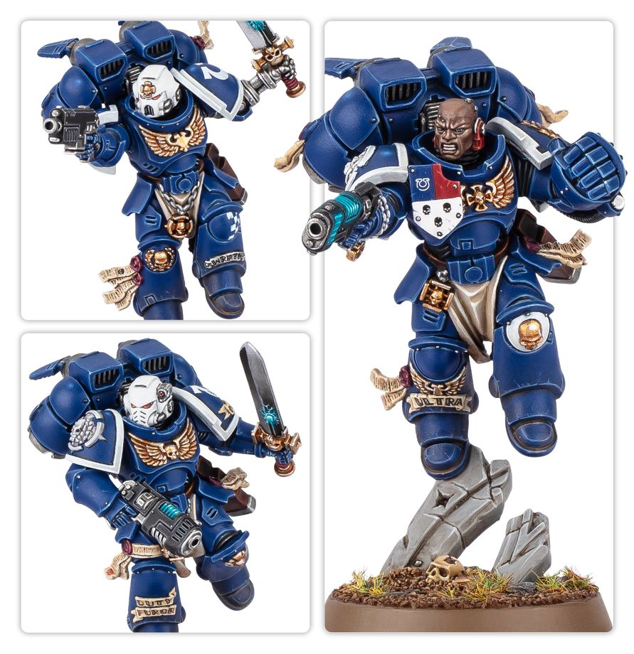 Space Marines: Vanguard Veteran Squad (with jump packs)
