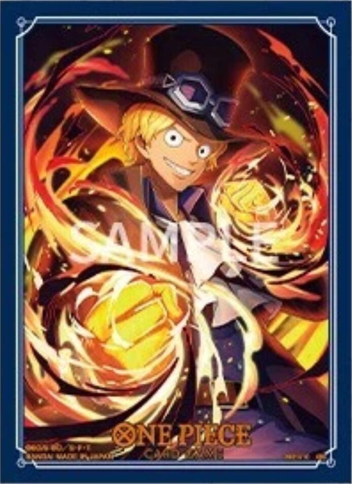One Piece Card Game Official Sleeves: Assortment 12 - Sabo (70-Pack) - Bandai Card Sleeves
