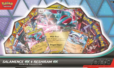 Salamence ex & Reshiram ex Premium Collection Box
