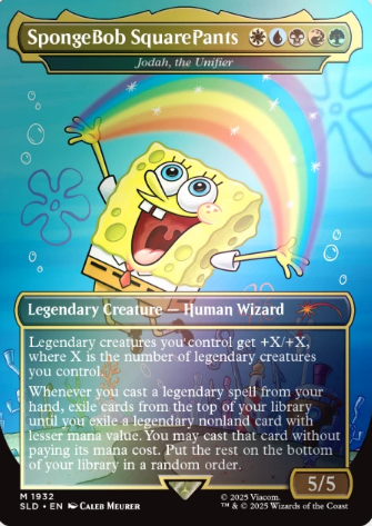 Secret Lair Drop: Spongebob Squarepants: Legends of Bikini Bottom - Rainbow Foil Edition - Secret Lair Drop Series (SLD)