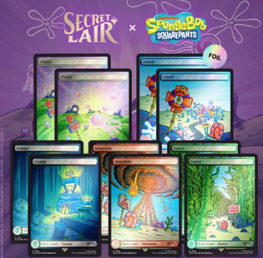 Secret Lair Drop: Our Boss is on Vacation Superdrop: Spongebob Squarepants: Lands Under the Sea - Rainbow Foil Edition - Secret Lair Drop Series (SLD)