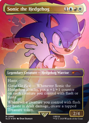 Secret Lair x Sonic the Hedgehog Superdrop: Friends & Foes (Rainbow Foil) - Secret Lair Drop Series (SLD)