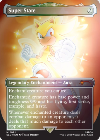 Secret Lair x Sonic the Hedgehog Superdrop: Friends & Foes (Rainbow Foil) - Secret Lair Drop Series (SLD)