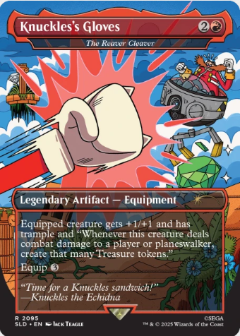 Secret Lair x Sonic the Hedgehog Superdrop: Turbo Gear (Non-Foil) - Secret Lair Drop Series (SLD)