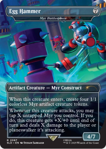 Secret Lair x Sonic the Hedgehog Superdrop: Turbo Gear (Non-Foil) - Secret Lair Drop Series (SLD)