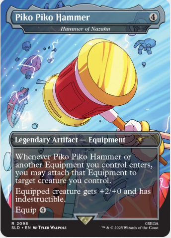 Secret Lair x Sonic the Hedgehog Superdrop: Turbo Gear (Non-Foil) - Secret Lair Drop Series (SLD)