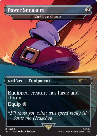 Secret Lair x Sonic the Hedgehog Superdrop: Turbo Gear (Non-Foil) - Secret Lair Drop Series (SLD)