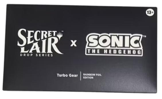Secret Lair x Sonic the Hedgehog Superdrop: Turbo Gear (Rainbow Foil) - Secret Lair Drop Series (SLD)