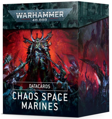 Warhammer 40K: Datacards - Chaos Space Marines