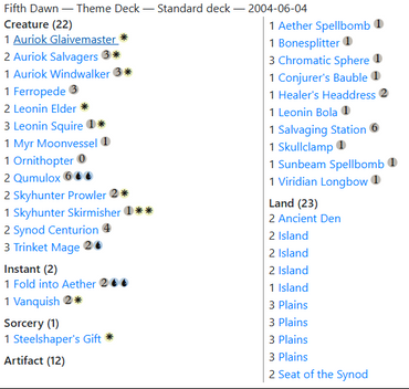 Fifth Dawn - Nuts and Bolts Theme Deck - Fifth Dawn (5DN)