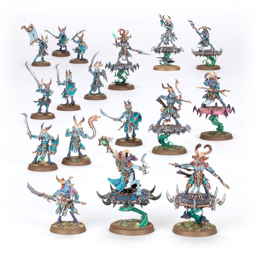 Spearhead: Disciples of Tzeentch - Tzaangor Warflock