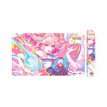 Riftbound TCG: League of Legend: Set 2 Spiritforged Playmat: Spirit Blossom Ahri