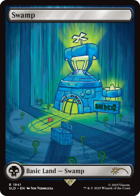 Secret Lair Drop: Our Boss is on Vacation Superdrop: Spongebob Squarepants: Lands Under the Sea - Non-Foil Edition - Secret Lair Drop Series (SLD)