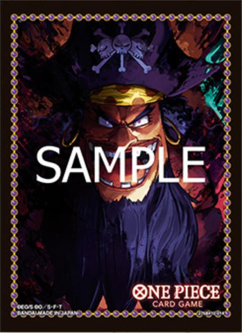 One Piece Card Game Official Sleeves: TCG+ Store Edition Vol.3 - Marshall.D.Teach (70-Pack) - Bandai Card Sleeves