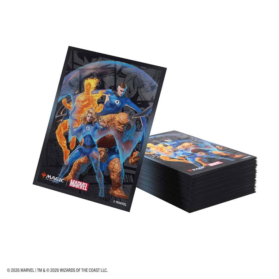 GAMEGENIC: MAGIC THE GATHERING: MSH MARVEL SUPER HEROES: PREMIUM ART SLEEVES: THE FANTASTIC FOUR