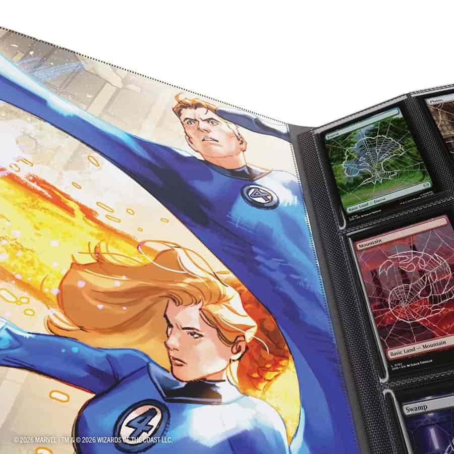 GAMEGENIC: MAGIC THE GATHERING: MSH MARVEL SUPER HEROES: 18-POCKET CASUAL ALBUM: THE FANTASTIC FOUR