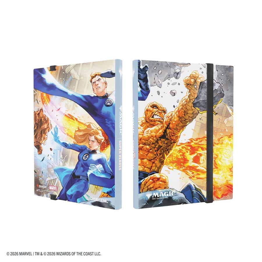 GAMEGENIC: MAGIC THE GATHERING: MSH MARVEL SUPER HEROES: 18-POCKET CASUAL ALBUM: THE FANTASTIC FOUR