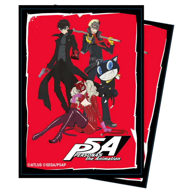 The Phantom Thieves Standard DECK PROTECTOR® Sleeves (65ct) for Persona 5: The Animation