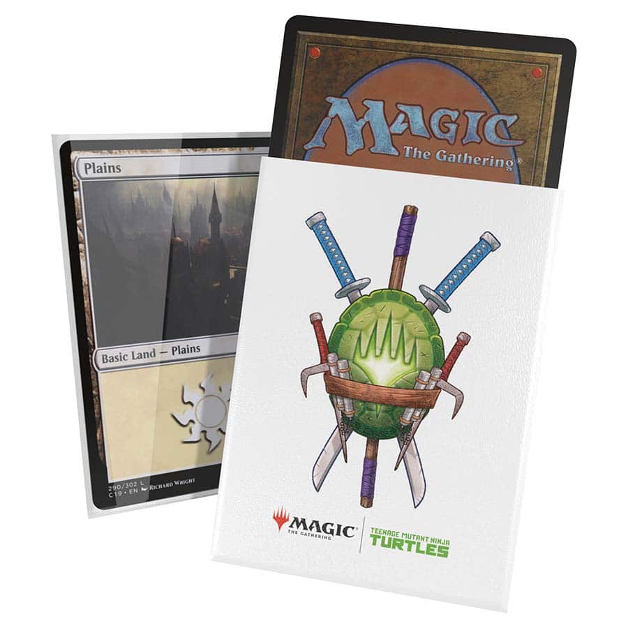 ULTIMATE GUARD: MAGIC THE GATHERING: TMT TEENAGE MUTANT NINJA TURTLES: ART SLEEVES TURTLE PLANESWALKER SYMBOL
