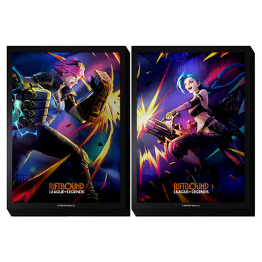 Riftbound: League of Legends Sleeves - Vi vs Jinx - Riftbound: League of Legends Card Sleeves
