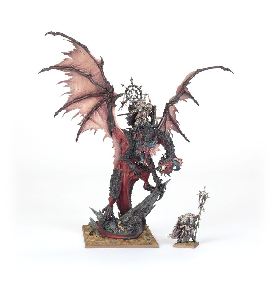 Warriors of Chaos: Lord/Sorcerer on Chaos Dragon