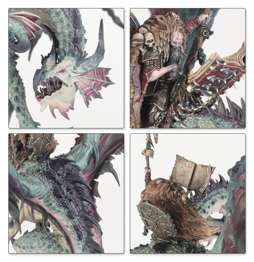 Warriors of Chaos: Lord/Sorcerer on Chaos Dragon