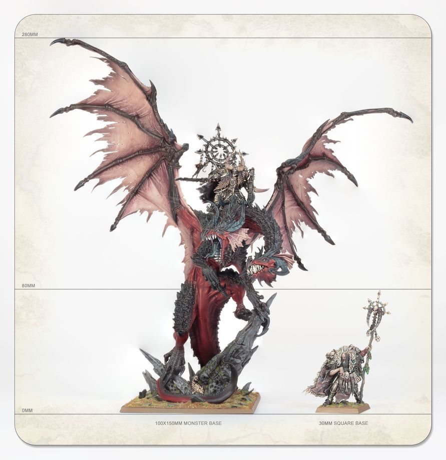 Warriors of Chaos: Lord/Sorcerer on Chaos Dragon
