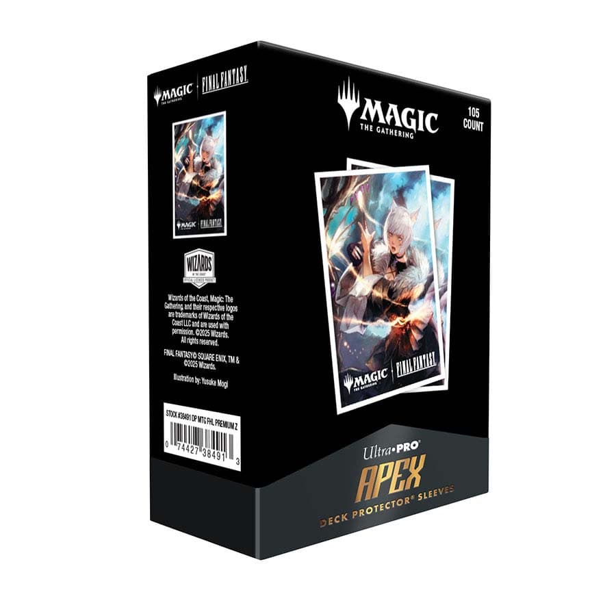 Ultra PRO: Magic The Gathering: Universes Beyond: Final Fantasy: 105CT Apex Deck Protector Sleeves Premium: Y'shtola Rhul