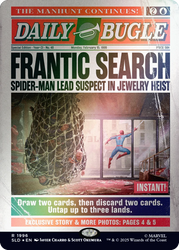 Secret Lair Drop: Secret Lair x Marvel's Spider-Man: Daily Bugle Breaking News - Rainbow Foil Edition - Secret Lair Drop Series (SLD)