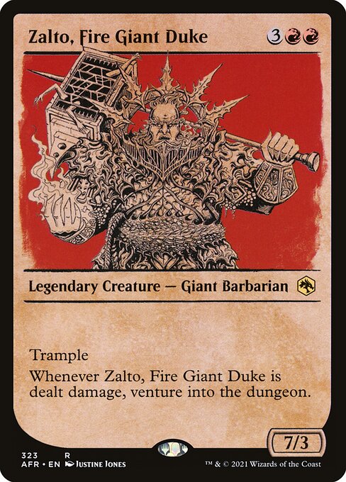 Zalto, Fire Giant Duke (Showcase)