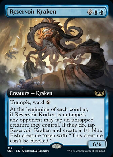 Reservoir Kraken (Extended Art) [Streets of New Capenna]