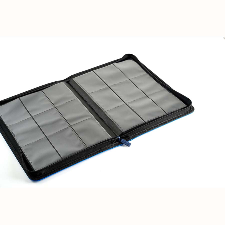 ARCANE FORTRESS: SOLID COLOR: BLUE 9-POCKET BINDER