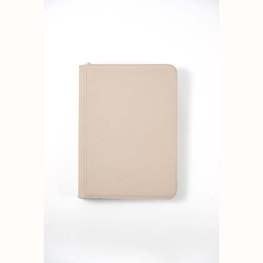 ARCANE FORTRESS: SOLID COLOR: CREAM 9-POCKET BINDER